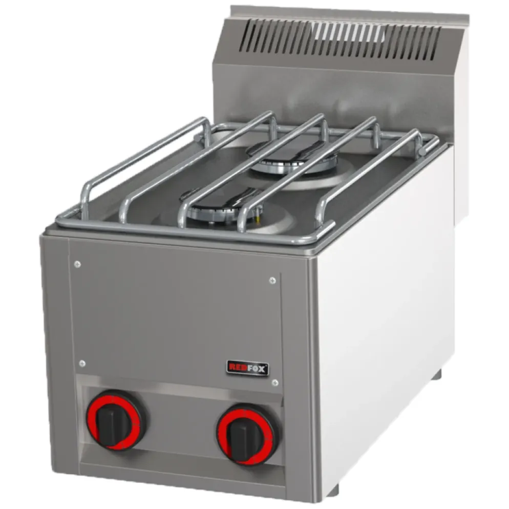 Gas-Kochherd RED600 2 Brenner, Breite 330mm, 6,6kW