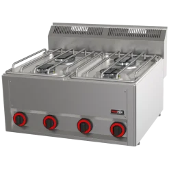 Gas-Kochherd RED600 4 Brenner, Breite 660mm, 13,2kW