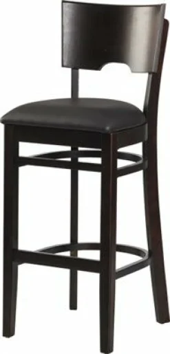 Gastro Barhocker Caya Sitz in schwarz