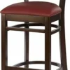 Gastro Barhocker Emiliy Sitz in rot