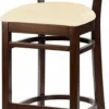 Gastro Barhocker Emiliy Sitz in beige