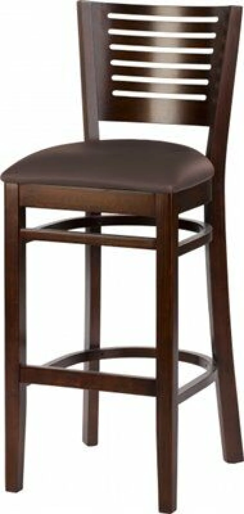 Gastro Barhocker Emiliy Sitz in braun