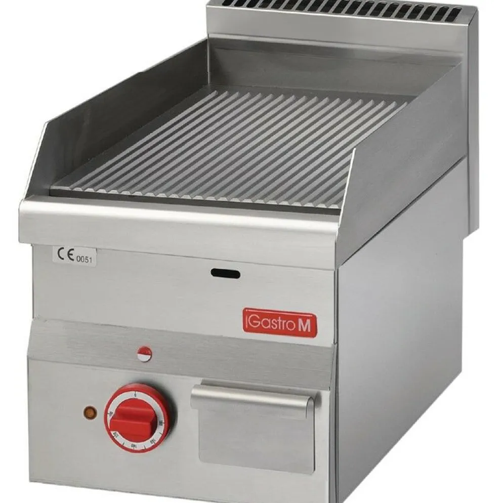 Gastro M Elektro Grillplate glatt 300x600x280mm, 400V