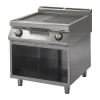 Gastro M elektro Grillplatte glatt&gerillt geschliffen, 800x700x850mm, 10,8kW