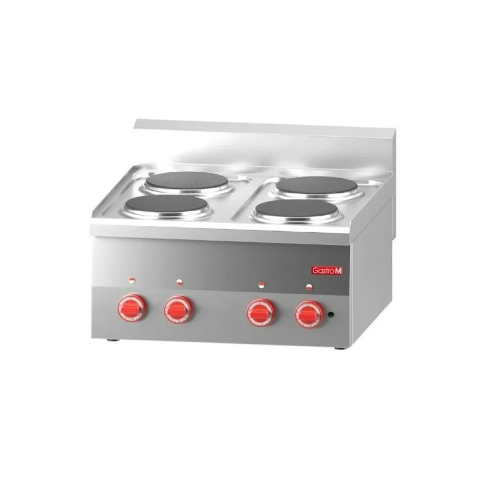Gastro M Elektroherd, 4 Platten, 600x600x280 mm, 6 kW, 400V
