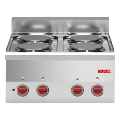 Gastro M Elektroherd, 4 Platten, 600x600x280 mm, 6 kW, 400V