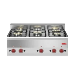 Gastro M Gasherd, 5 Brenner, 900x600x280 mm, 15kW