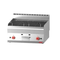 Gastro M Gas Lavasteingrill, 700x650x280mm, 11kW