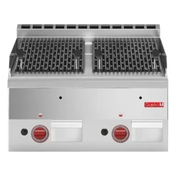 Gastro M Gas-Lavasteingrill, 600x600x280mm, 11kW