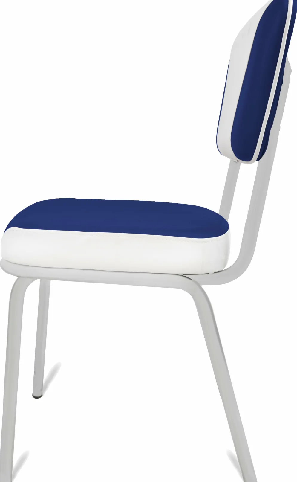 Gastronomie Cafe Stuhl California blau, weiss