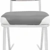 Gastronomie Cafe Stuhl California grau, weiss