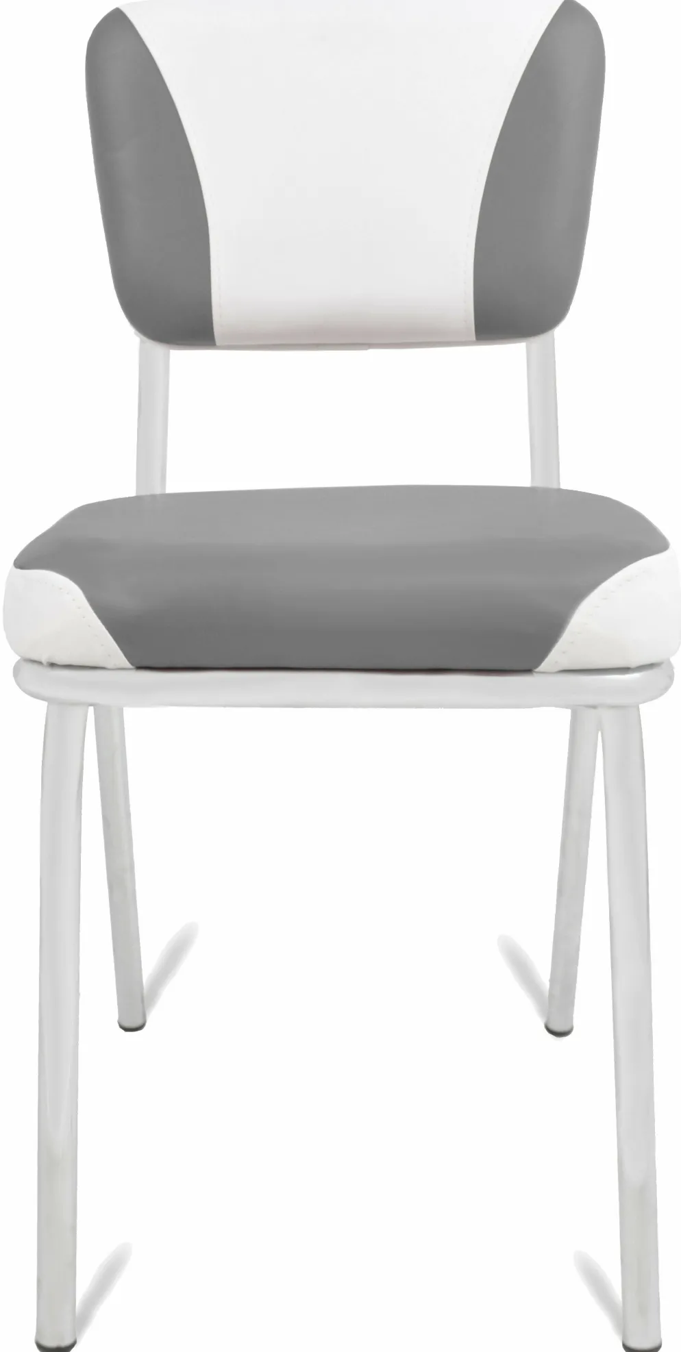 Gastronomie Cafe Stuhl California grau, weiss