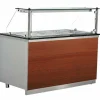 Gastronomie Kühltheke Pro mit Holzfront für 4x GN 1/1, Breite 1500mm