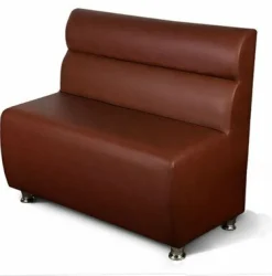 Gastronomie Sitzbank Cafe1 braun, Länge 100 cm, Höhe 90 cm