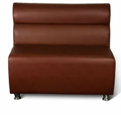 Gastronomie Sitzbank Cafe1 braun, Länge 100 cm, Höhe 90 cm