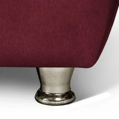 Gastronomie Sitzbank GALA bordeaux, Länge 120 cm