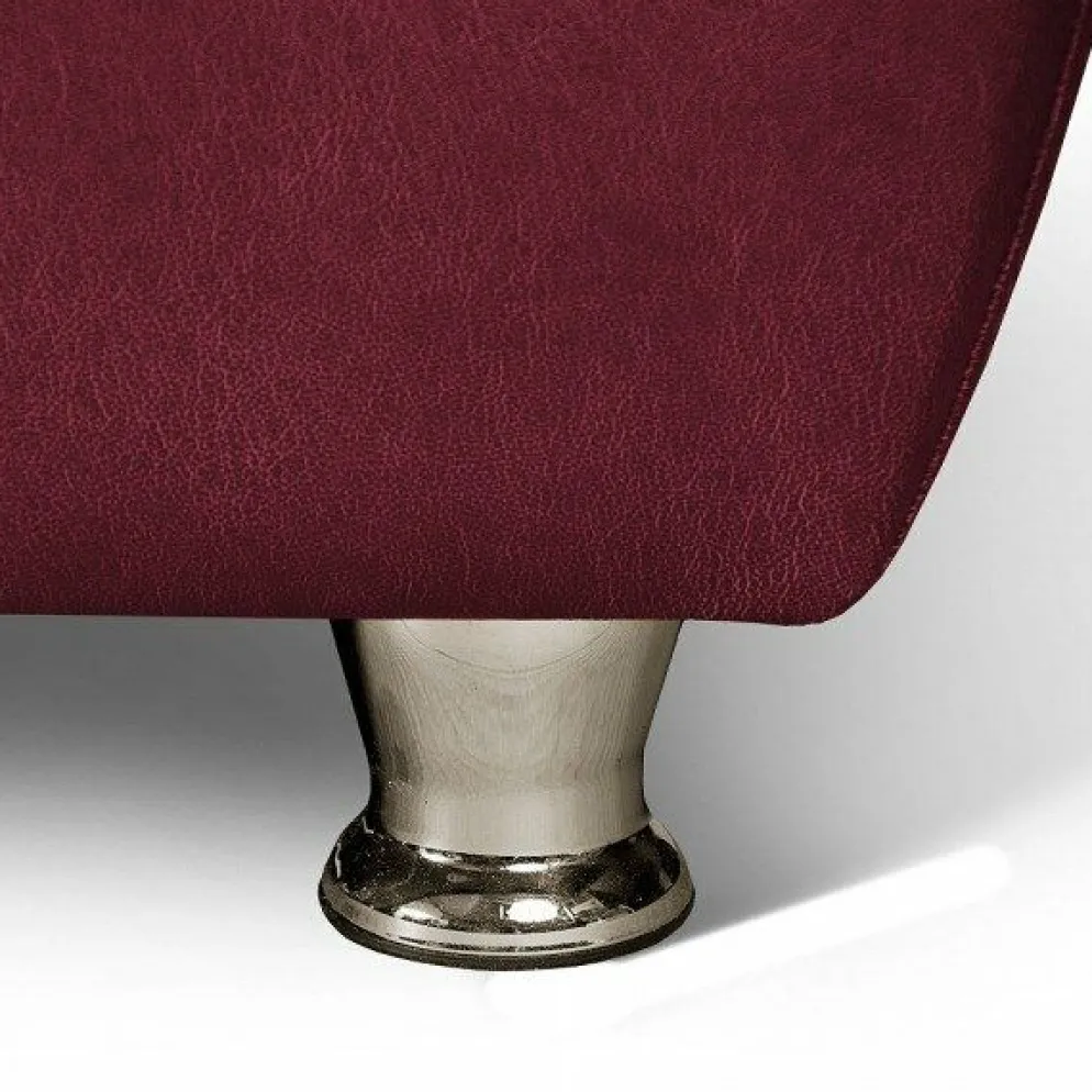 Gastronomie Sitzbank GALA bordeaux, Länge 120 cm