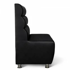 Gastronomie Sitzbank GALA schwarz, Länge 120 cm