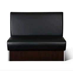 Gastronomie Sitzbank Woody schwarz, Länge 120 cm