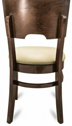 Gastro Restaurantstuhl Caya Sitz in beige
