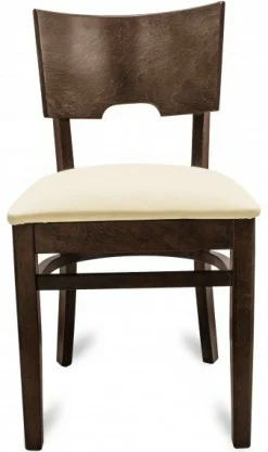 Gastro Restaurantstuhl Caya Sitz in beige