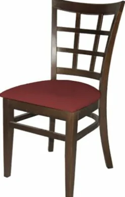 Gastro Restaurantstuhl Diana S10A bordeaux