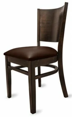 Gastro Restaurantstuhl Elan Sitz in braun