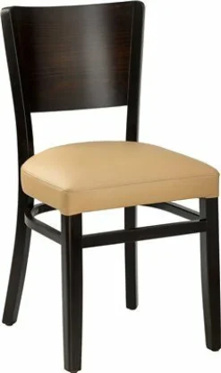 Gastro Stuhl Celina beige, Beizton Wenge