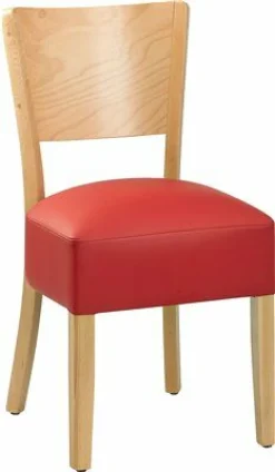 Gastro Stuhl Celina rot, Beizton Natur