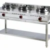Gas-Wokkochfeld, 3 Brenner, Breite 150cm, 3x 13kW