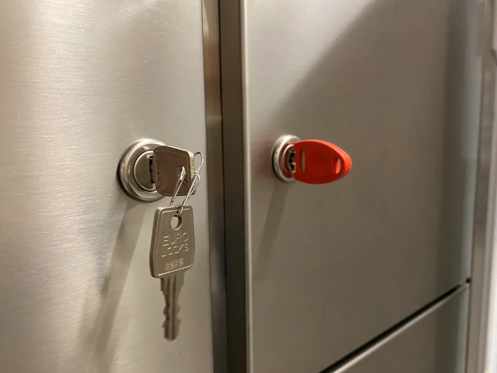 Gemeinschaftskühlschrank HZS 37-8, 8 Fächer, Volltür