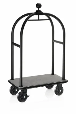 Gepäckwagen Drift Schwarz, grauer Teppich