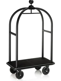 Gepäckwagen Drift schwarz, schwarzem Teppich