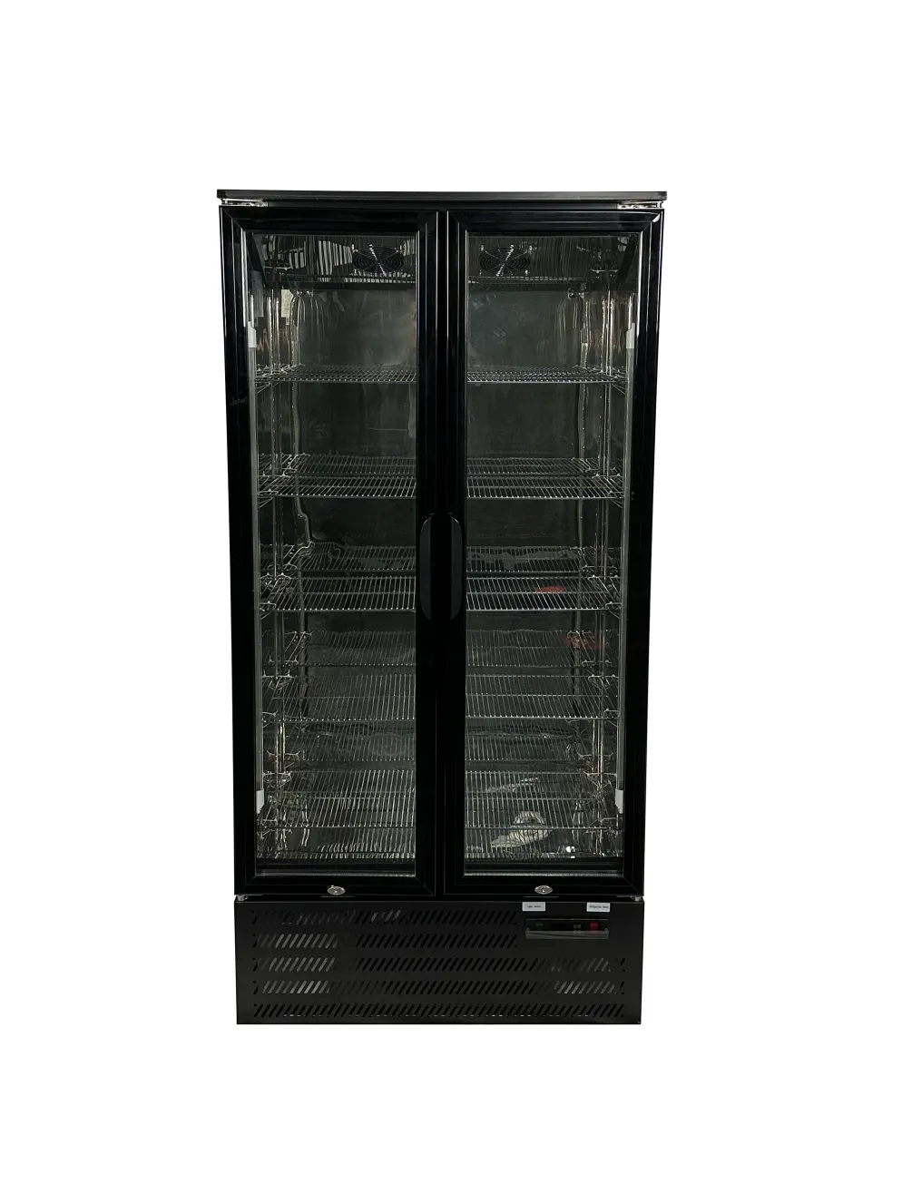 Getränke Glastürkühlschrank Barkühler 2 Türen, Breite 900mm