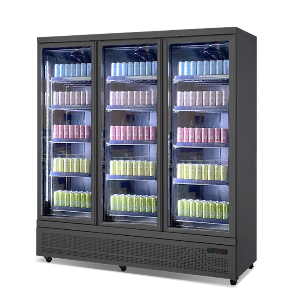 Getränkekühlschrank 1880x710x200mm, 1600 L, 3 Glastüren / Flügeltüren