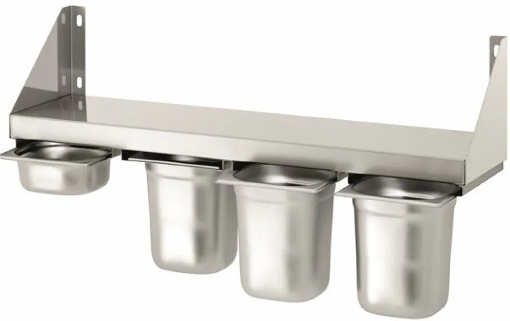 Gewürzbord, 4x1/6GN,800x200x150 mm