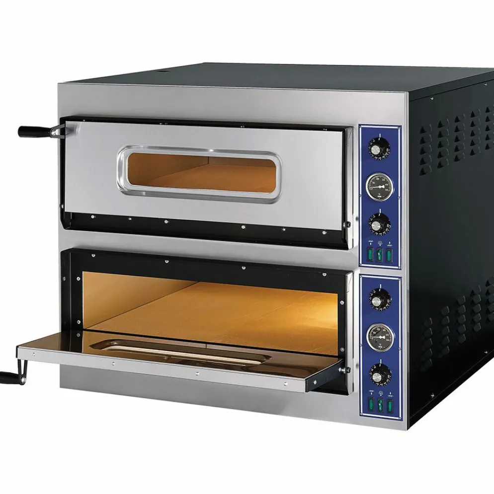 GGF Pizzaofen E-Start Line für 12 Pizzen à 320 mm, 14,4 kW, 900x1080x750mm