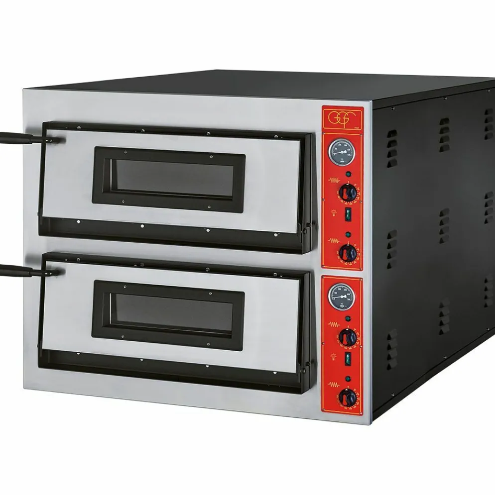 GGF Pizzaofen für 12 Pizzen à 300 mm, 14,4 kW, 900x1020x750mm