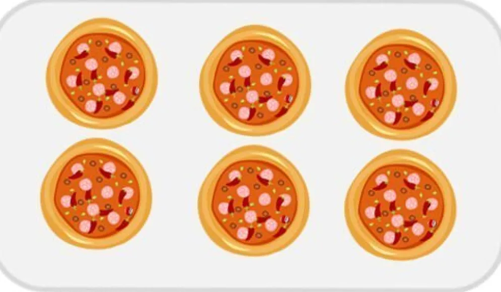 GGF Profi Pizzaofen 1 BackKammer, 6.4 kW, 1150x735x420mm, für 6x Ø30cm Pizzen