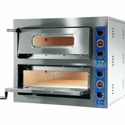 GGF Profi Pizzaofen 2 BackKammern, 18 kW, 1010x1210x750mm, für 12x Ø36cm Pizzen