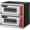 GGF Profi Pizzaofen 2 Backkammern, 4.4 kW für 2x Ø40cm Pizzen