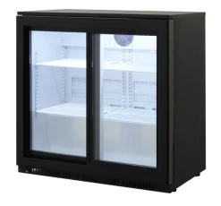 Glastür Barkühlschrank Backbar KBS 196 mit Glastüren, 865x520x850mm