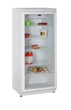 Glastürkühlschrank CD 291, 290L, 600x600x1450mm