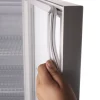 Glastürkühlschrank CD 350 weiß, Türanschlag links