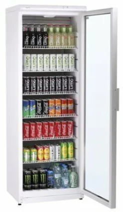 Glastürkühlschrank CD 350, 600x600x1730 mm