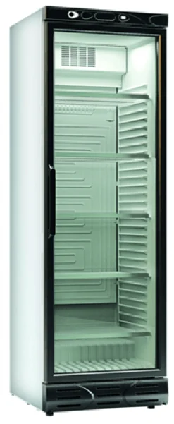 Glastürkühlschrank 375 GU, 362L. 600x621x1863 mm