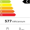 Glastürkühlschrank KBS 384 Umluft schwarz mit LED-Beleuchtung und Schloss
