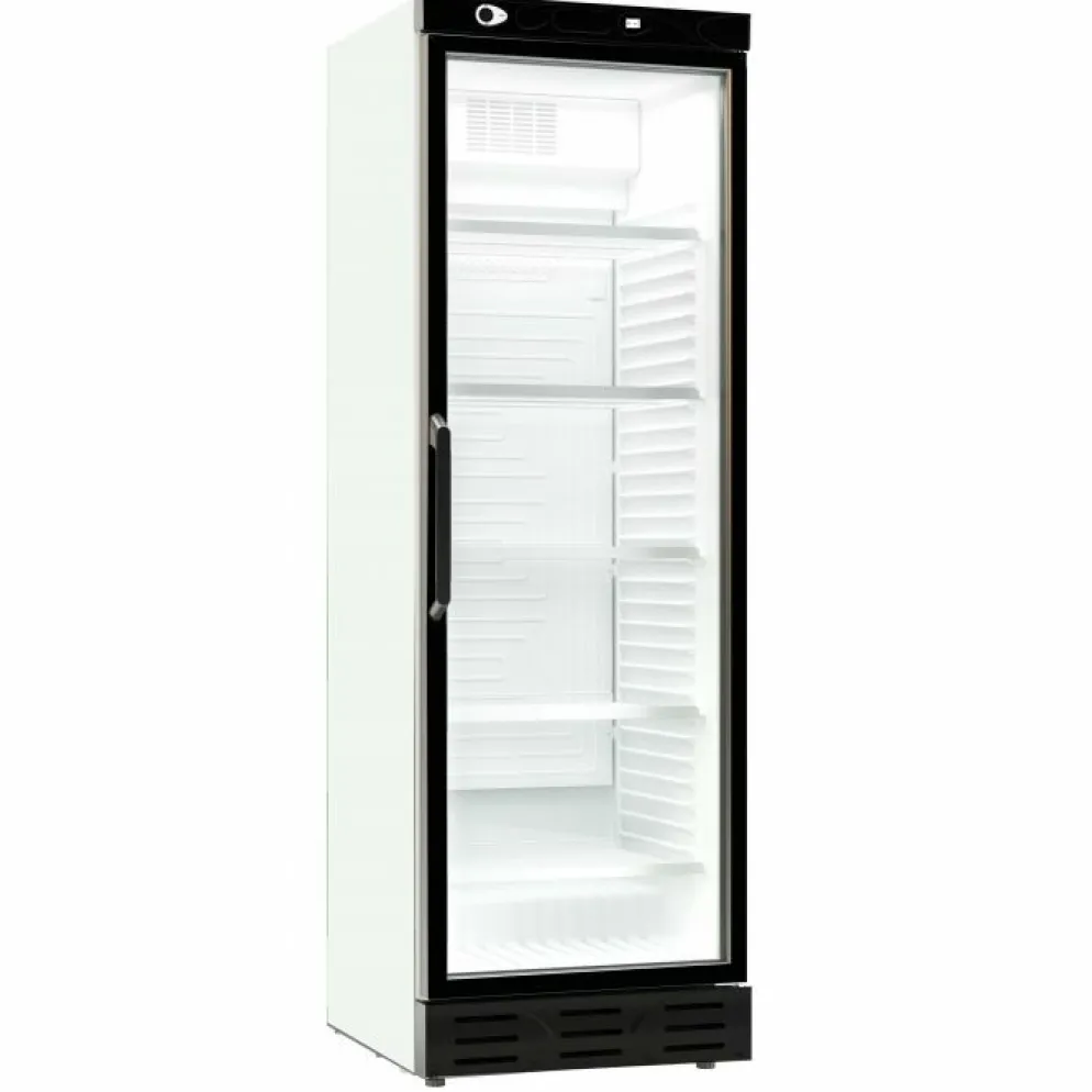 Glastür-Kühlschrank 382L, 595x650x1850mm