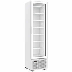 Glastür-Tiefkühlschrank 221L, 494x521x1915mm