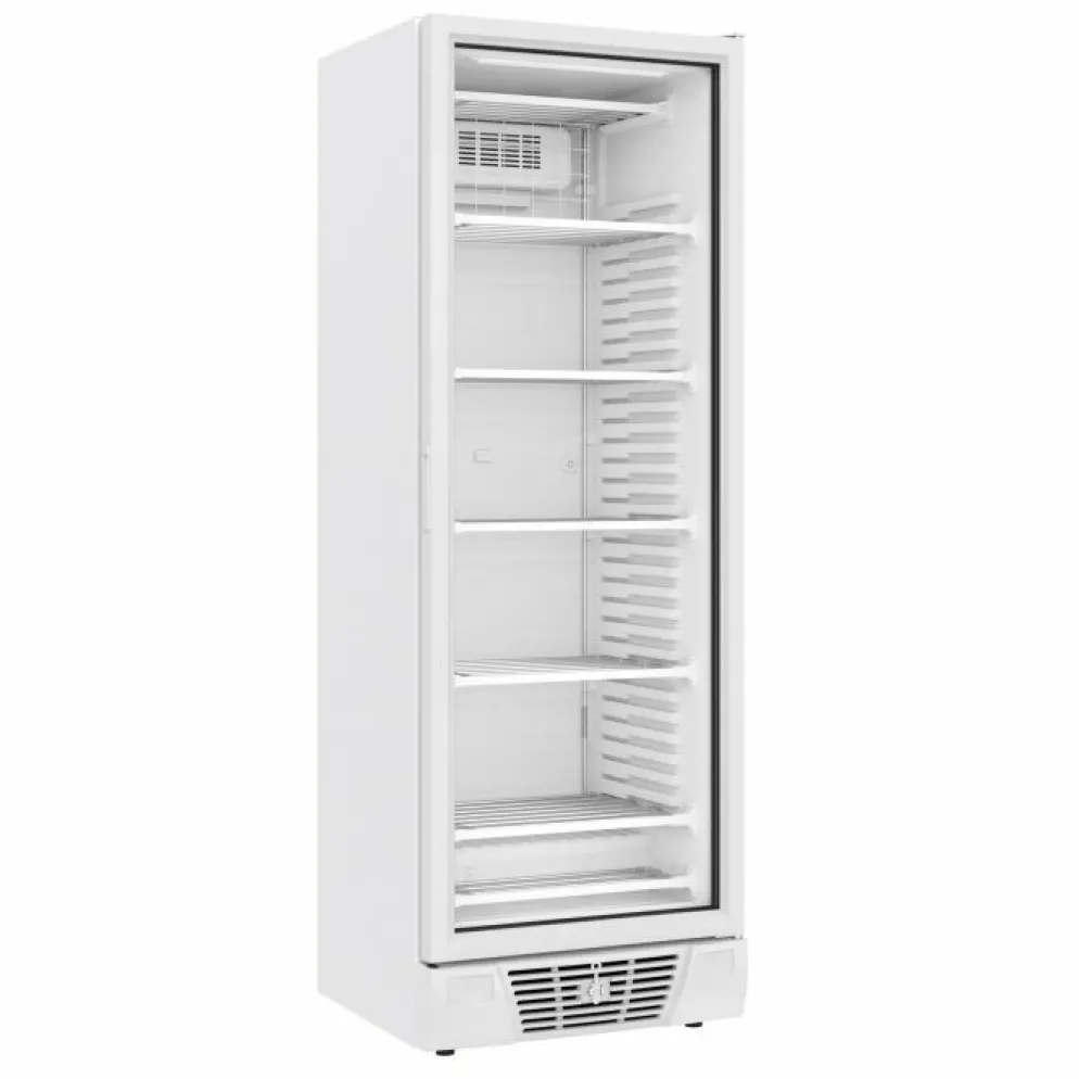 Glastür-Tiefkühlschrank 382L, 640x670x1875mm